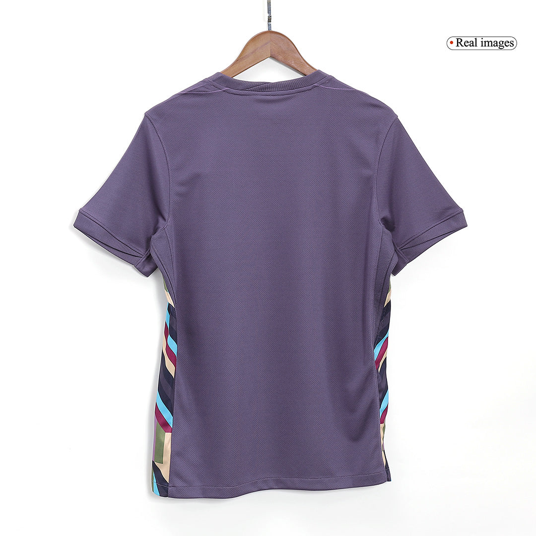 Camiseta de fútbol de visitante de Inglaterra SAKA #7 para la Eurocopa 2024