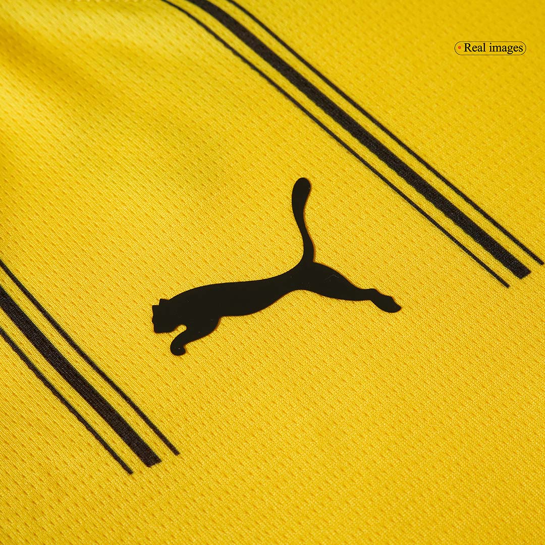 Kit de camiseta de fútbol local del Borussia Dortmund para niños (camiseta y pantalones cortos)