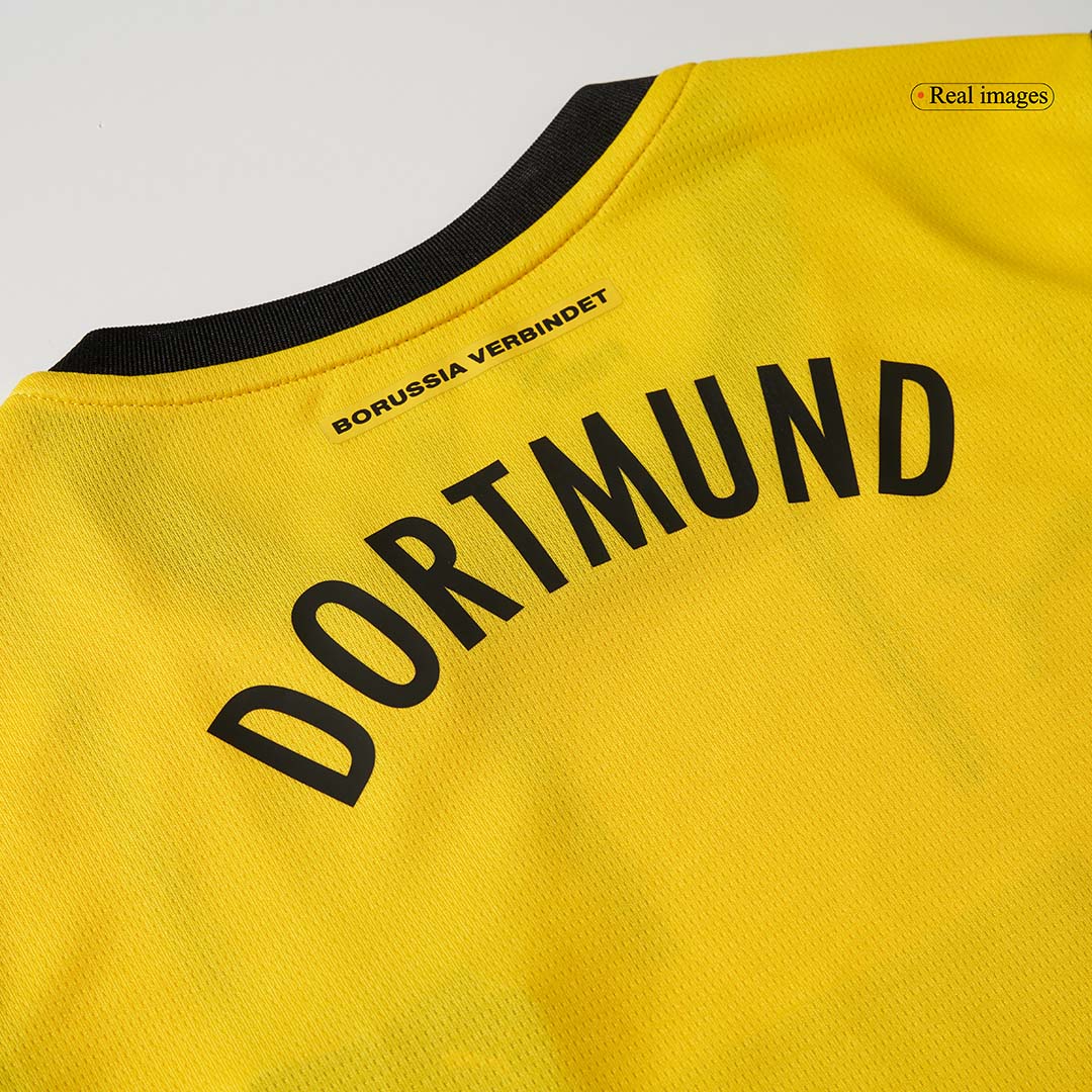 Kit de camiseta de fútbol local del Borussia Dortmund para niños (camiseta, pantalón corto y calcetines)