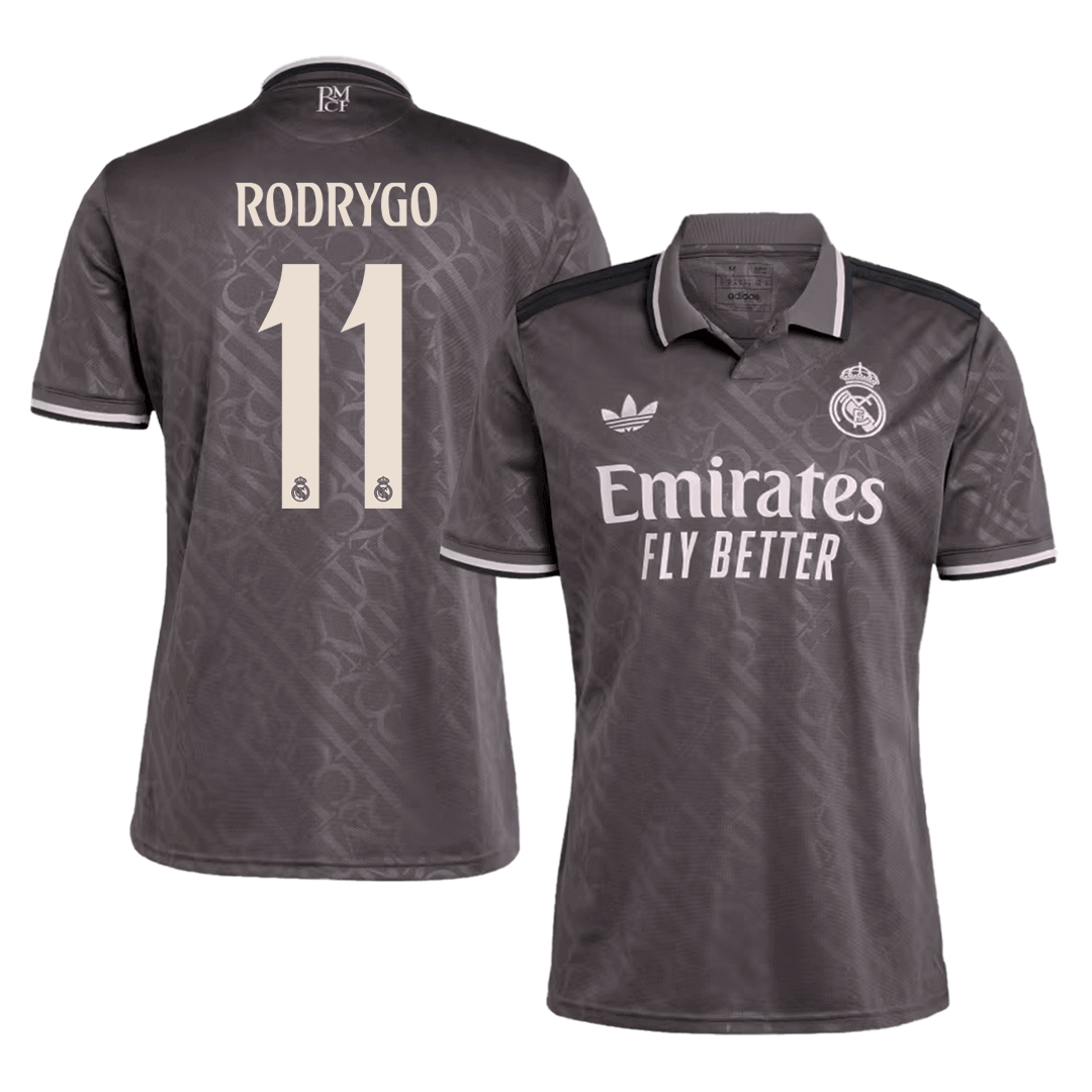 Camiseta de fútbol de la tercera equipación del Real Madrid RODRYGO #11 - Super
