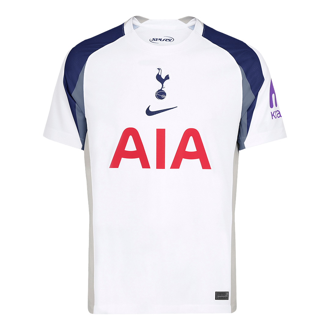 Camiseta de fútbol local del Tottenham Hotspur 2025/26 blanca