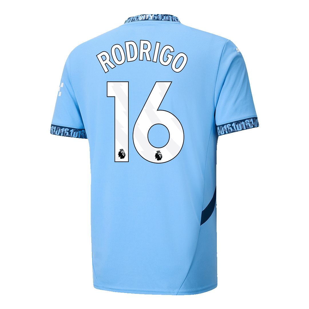 Camiseta de fútbol local del Manchester City RODRIGO #16
