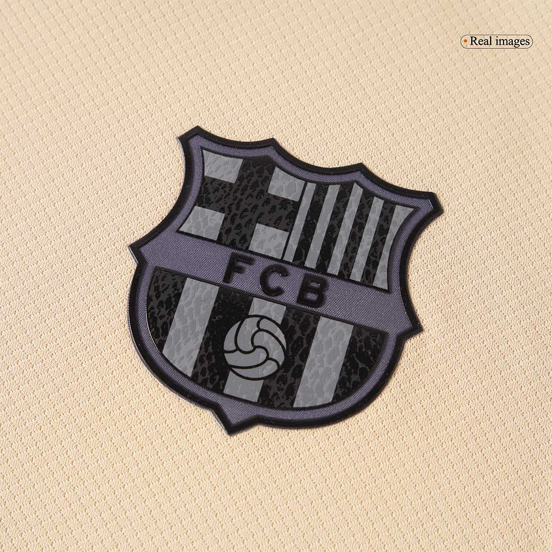 Camiseta de visitante ROONY #19 del Barcelona 2025/26, amarilla - UCL