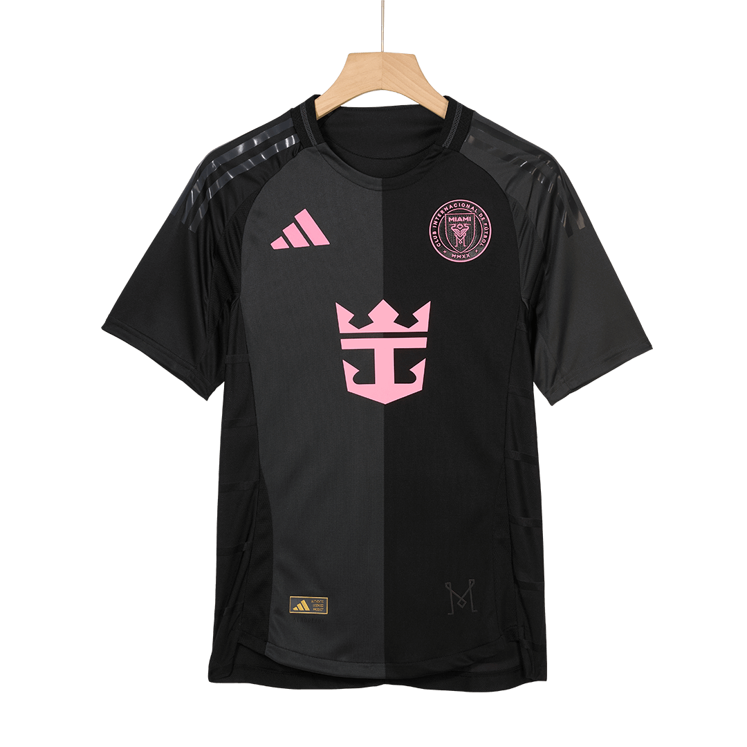 Camiseta de fútbol visitante auténtica del Inter Miami CF 2025 con el número 10 de Messi