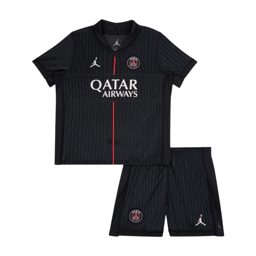 Kit de fútbol visitante del PSG para niños (Kit y pantalón corto) 2025/26