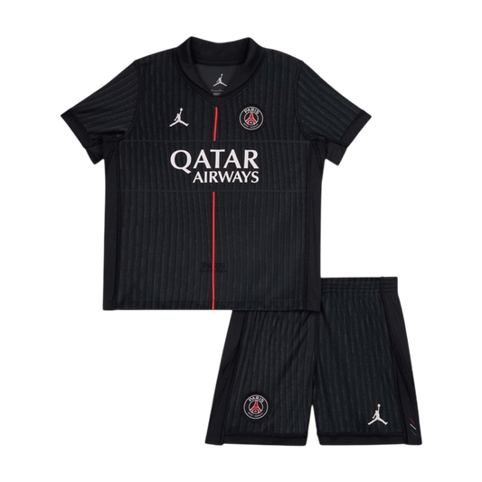 Kit de fútbol visitante del PSG para niños (Kit y pantalón corto) 2025/26
