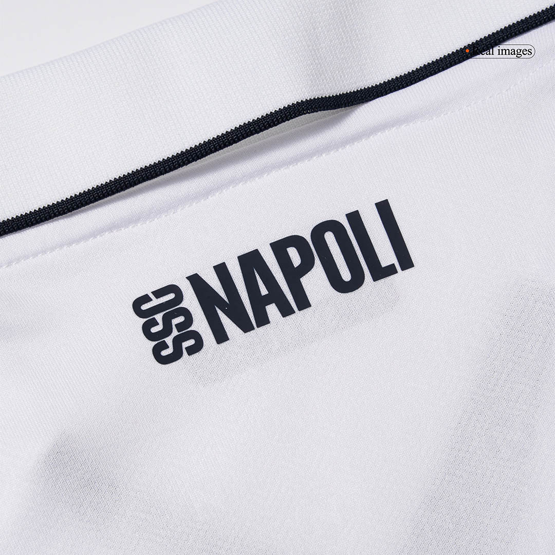 Camiseta de fútbol visitante auténtica del Napoli LUKAKU #11 2024/25