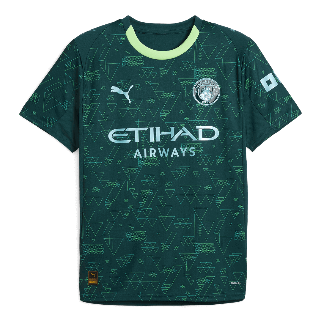 Kit de fútbol visitante del Manchester City (camiseta y pantalón corto) 2025/26