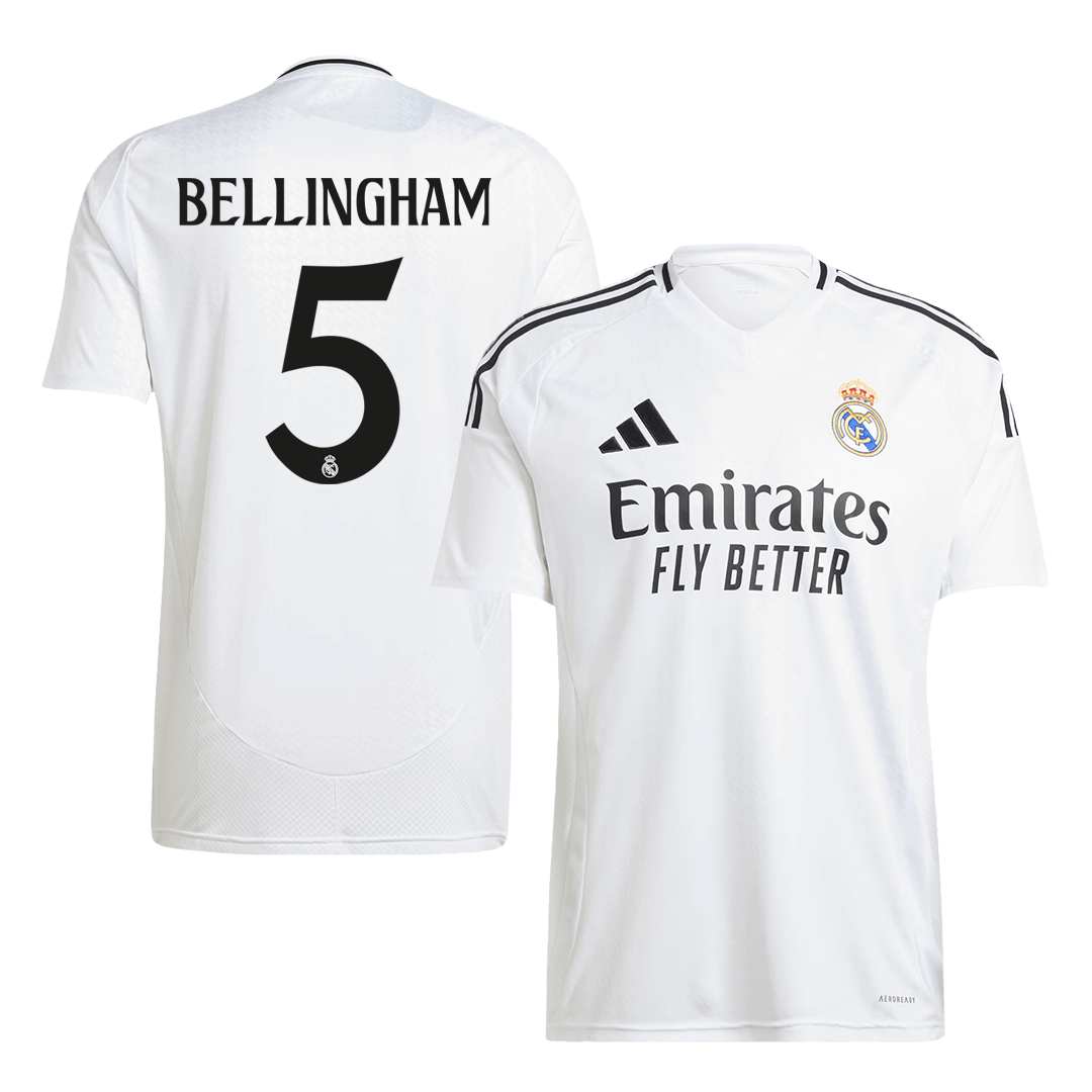 Camiseta de fútbol local del Real Madrid BELLINGHAM #5
