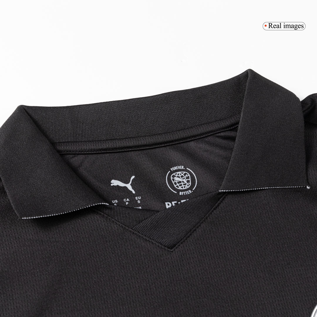 Kit de visitante del Manchester City (camiseta, pantalón corto y medias) 2025/26