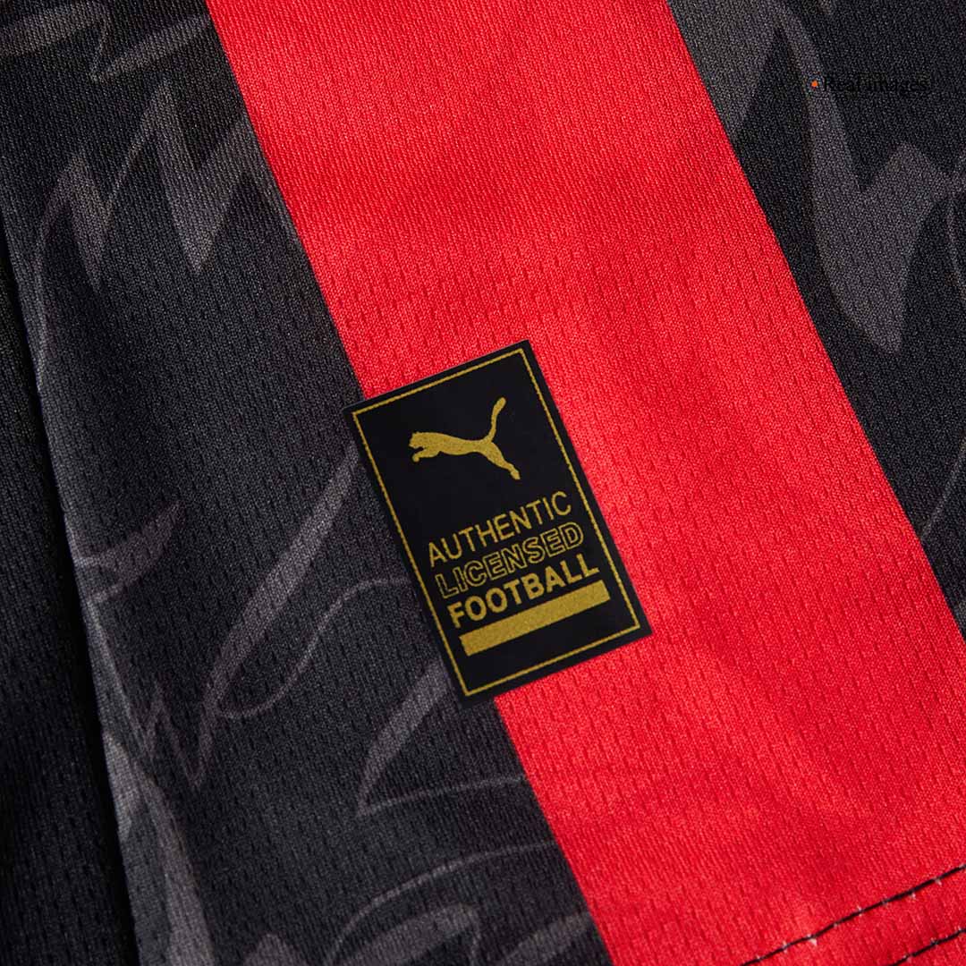 Camiseta de fútbol MODRIĆ #14 AC Milan Local 2025/26 Rojo y Negro
