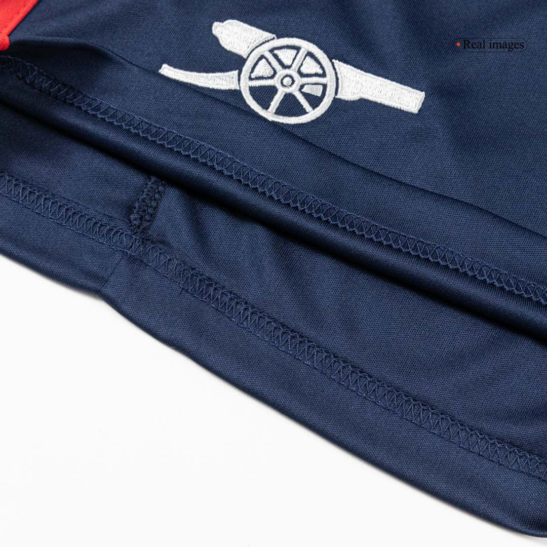 Pantalón corto de fútbol visitante del Arsenal 25/26 azul marino