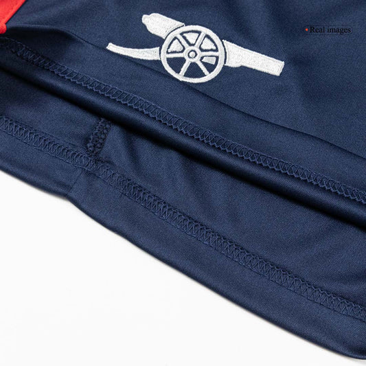 Pantalón corto de fútbol visitante del Arsenal 25/26 azul marino