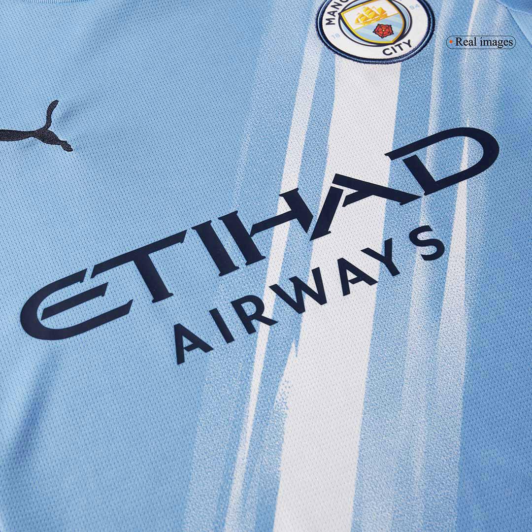 Camiseta de fútbol local del Manchester City FODEN #47 2025/26 Azul