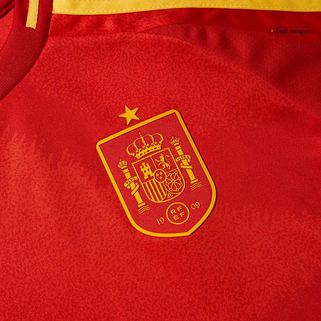 Kit de fútbol local de España para niños (Kit, pantalón corto y calcetines) Eurocopa 2024