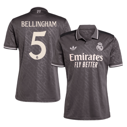 Camiseta de fútbol de la tercera equipación del Real Madrid BELLINGHAM #5 - Super