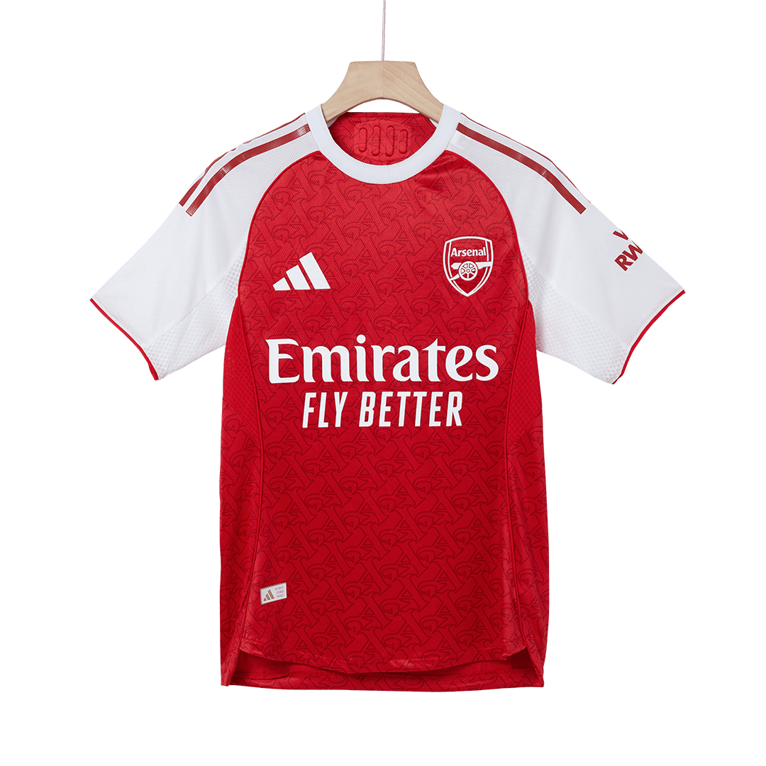 Kit de fútbol local auténtica del Arsenal (Kit, pantalón corto y medias) 2025/26