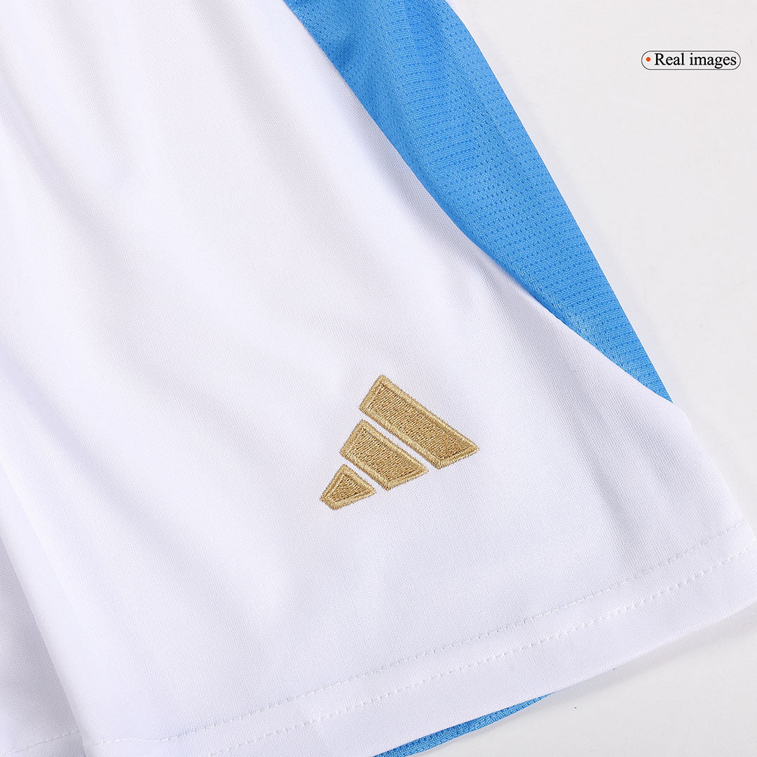 Kit de camiseta de fútbol local de Argentina para niños (camiseta, pantalón corto y medias) 2024