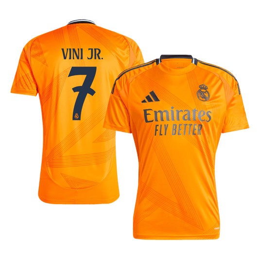 Camiseta de fútbol visitante VINI JR. #7 del Real Madrid