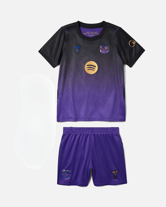 Conjunto de camiseta infantil de visitante del Barcelona 2026/27
