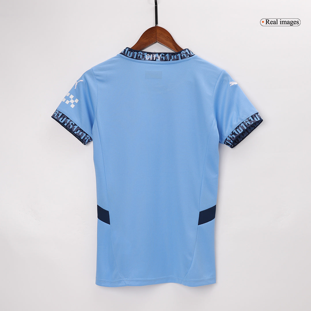 Camiseta de fútbol local del Manchester City para mujer 2024/25