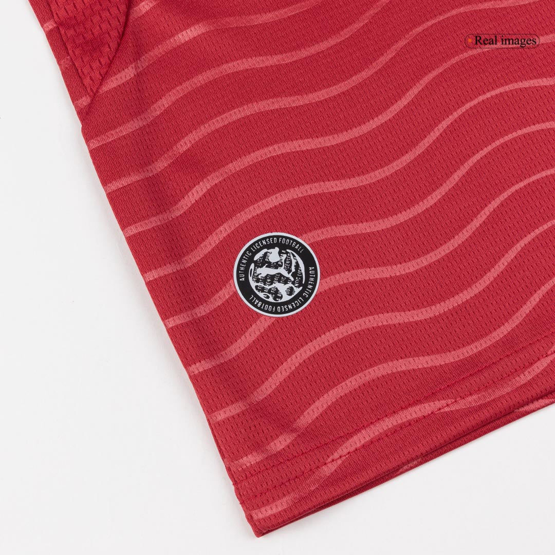 B. FERNANDES #8 Kit de camiseta y pantalón corto de fútbol de Portugal para niños, Mundial 2026, color rojo.