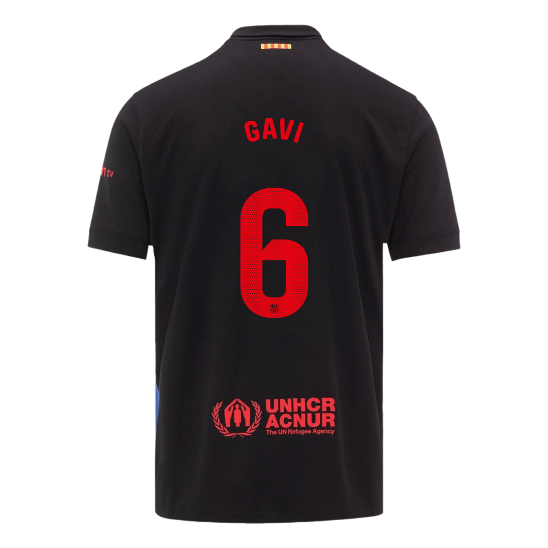 Camiseta de fútbol visitante del Barcelona GAVI #6 2024/25