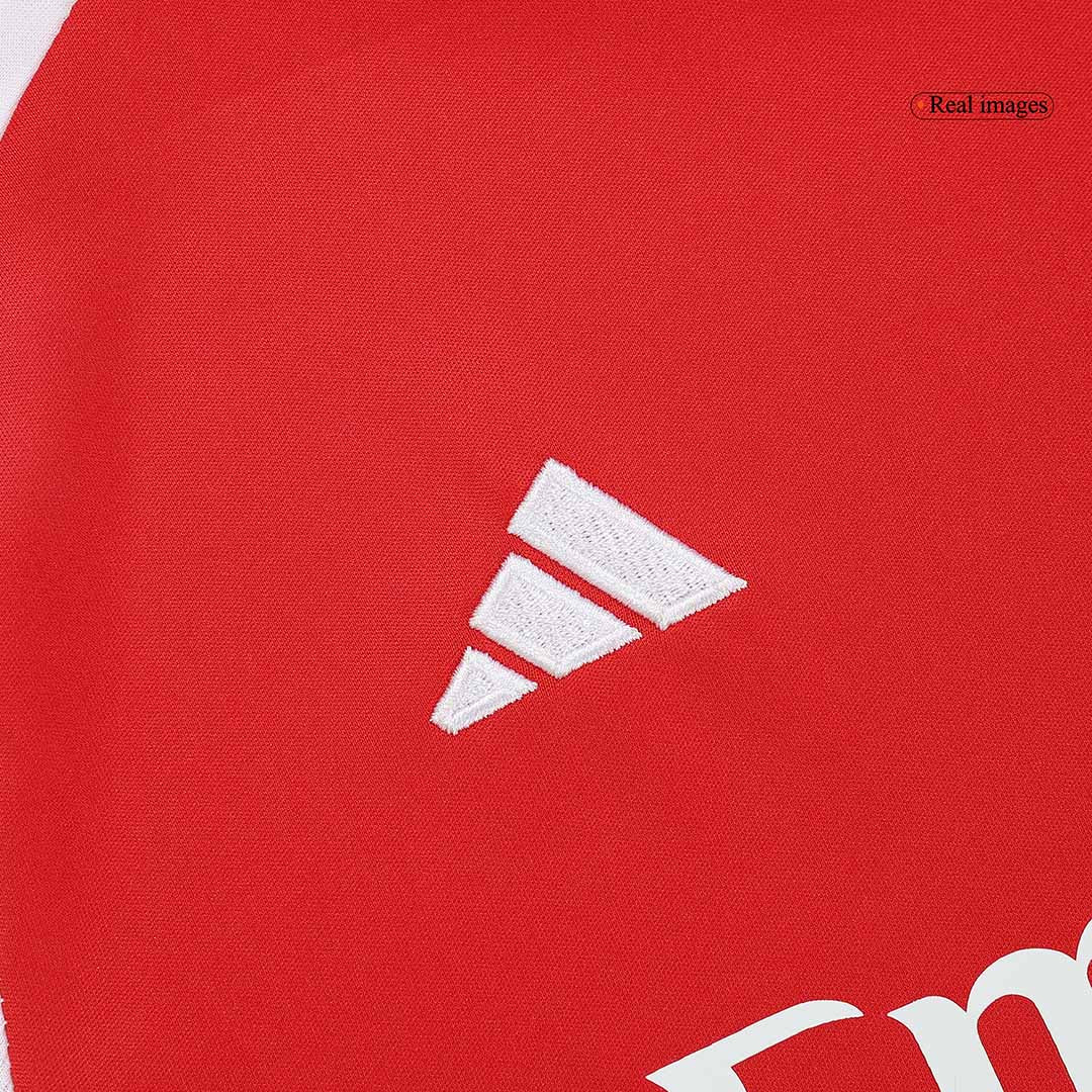 Kit de camiseta de fútbol local del Arsenal para niños (camiseta y pantalones cortos)