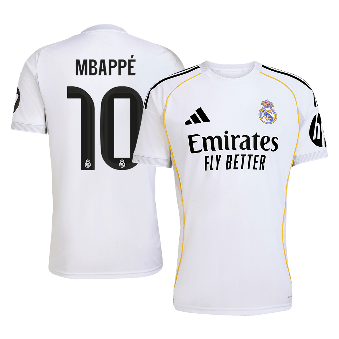 Camiseta de fútbol local del Real Madrid MBAPPÉ #10 2025/26