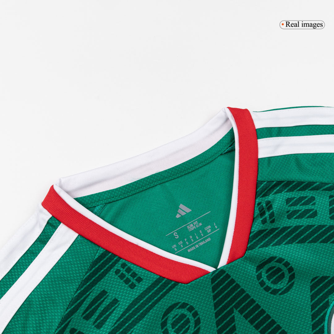 Uniforme local de México (camiseta + pantalón corto + calcetines) para el Mundial 2026