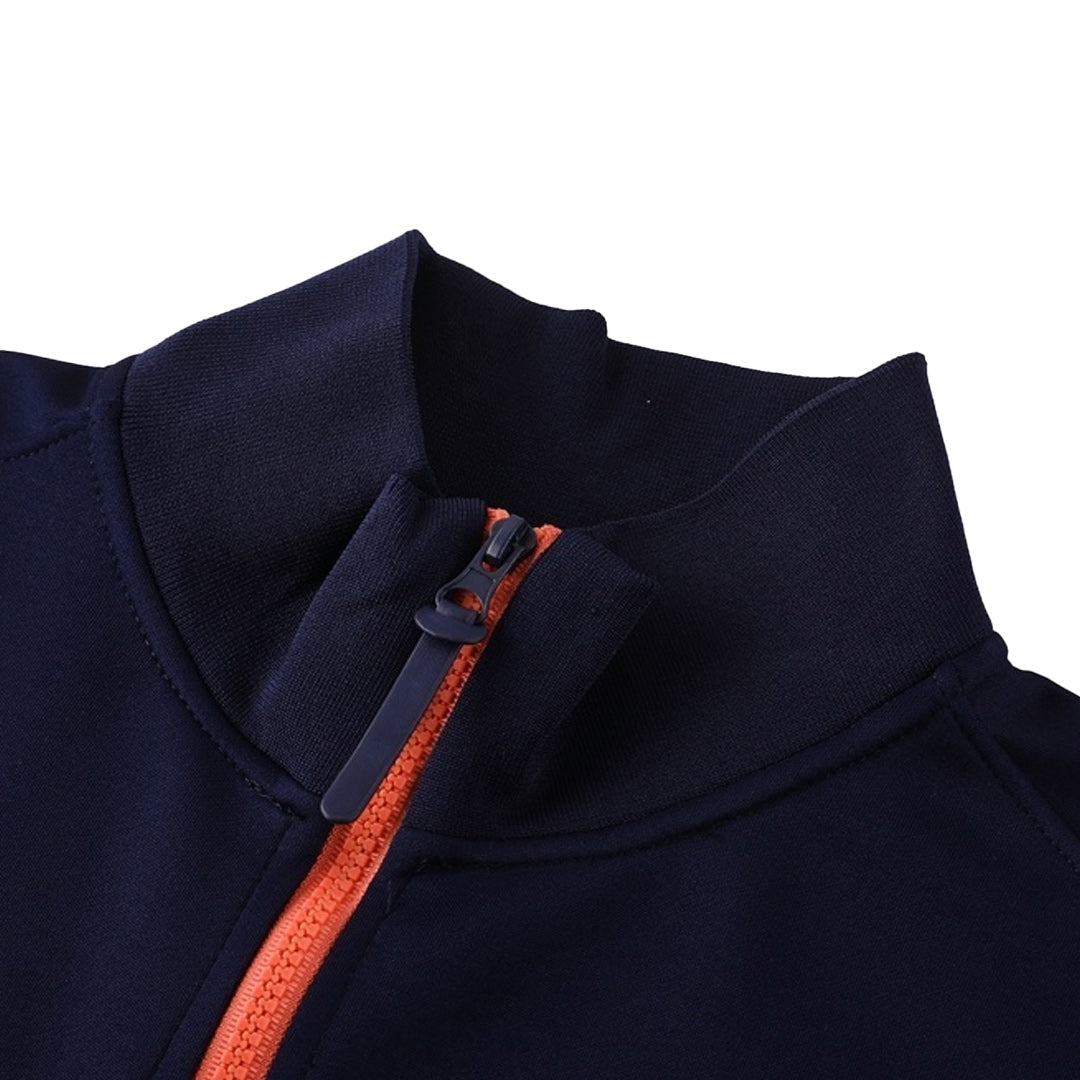 Chaqueta de entrenamiento del Barcelona 25/26 azul marino y naranja