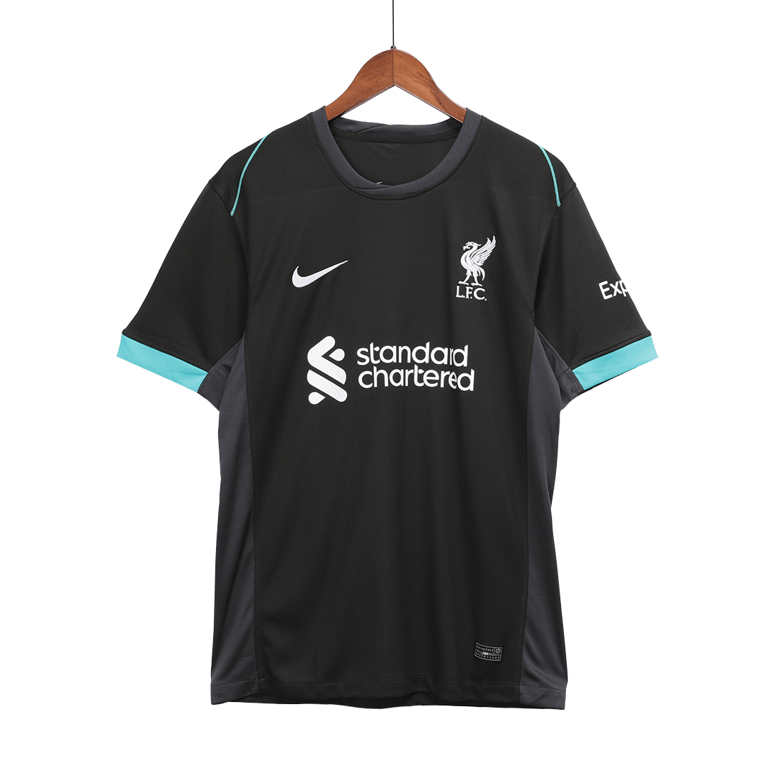 Kit de visitante del Liverpool (camiseta, pantalones cortos y calcetines)