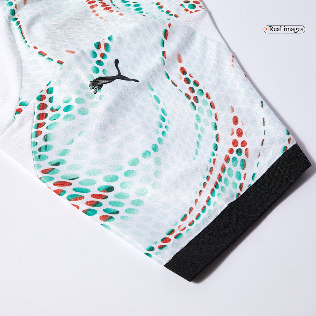 Camiseta de fútbol visitante auténtica de Ronaldo #7 de Portugal 2025, blanca
