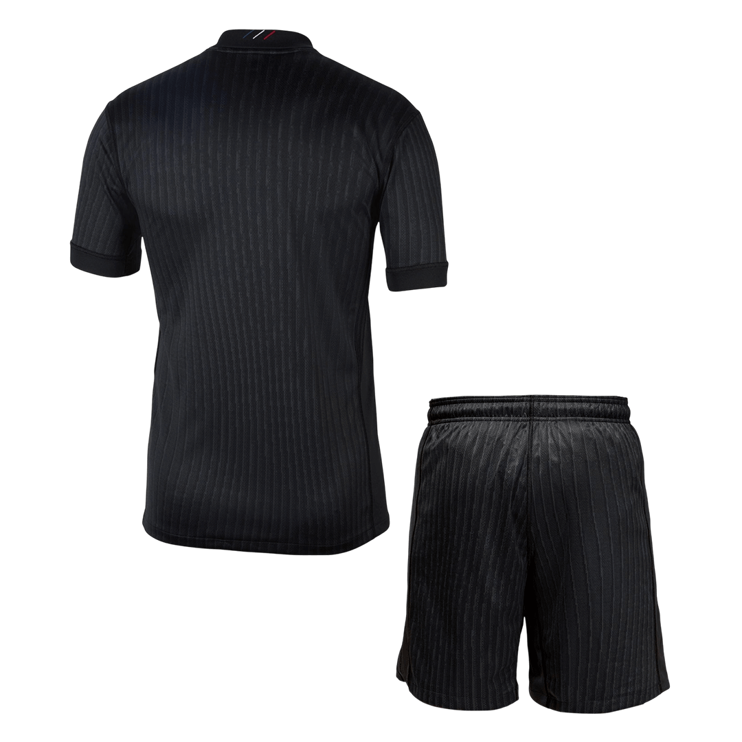 Kit de fútbol visitante del PSG (camiseta y pantalón corto) 2025/26