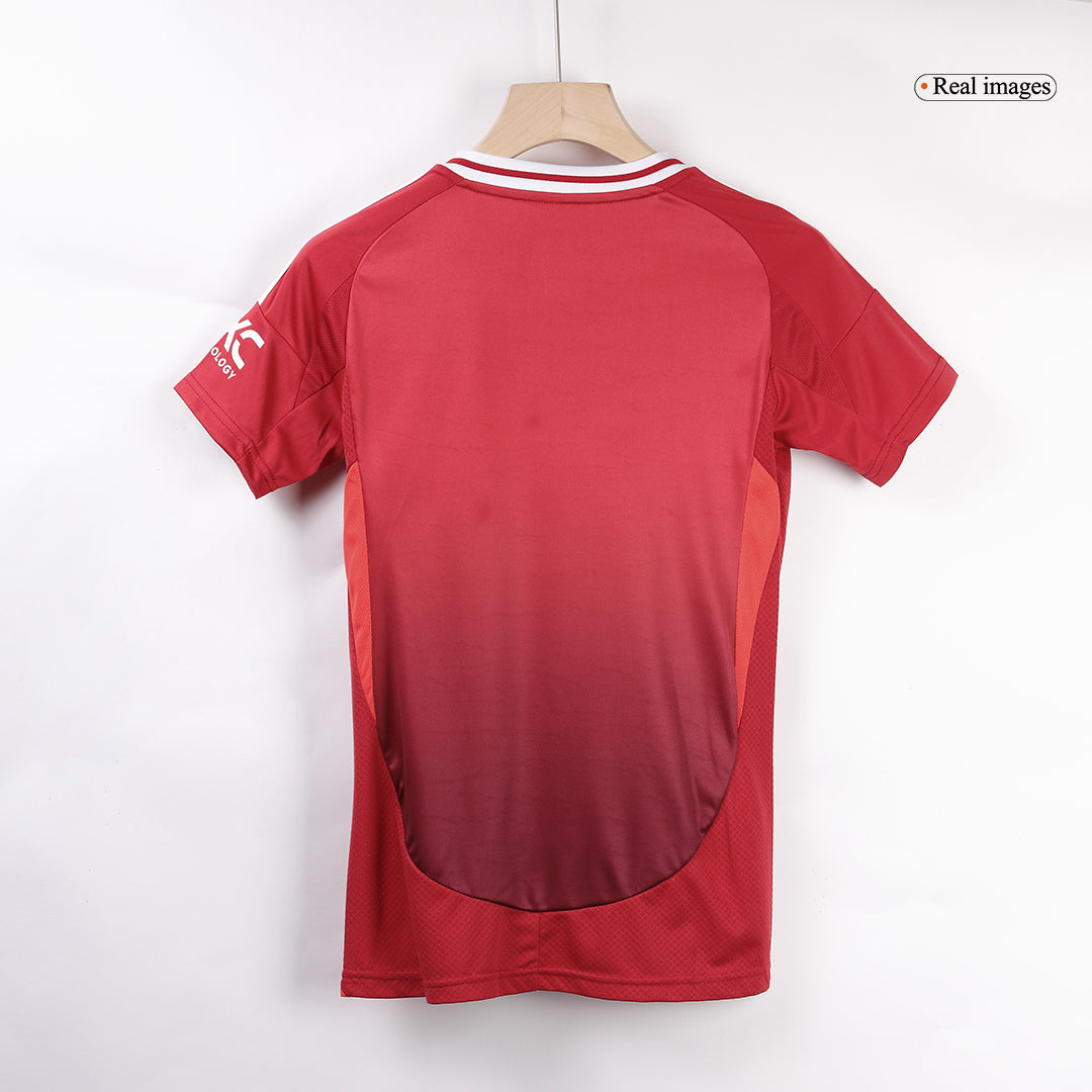 Camiseta de fútbol local del Manchester United para mujer 2024/25