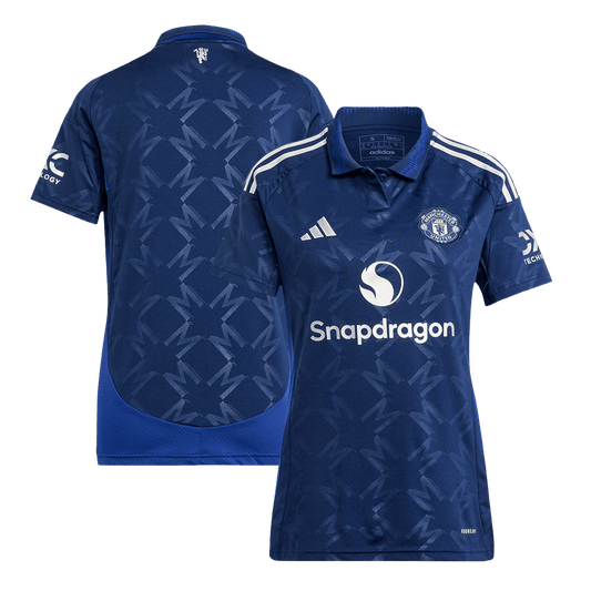 Camiseta de fútbol visitante del Manchester United para mujer 2024/25