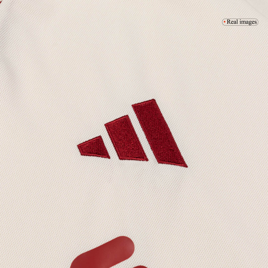 Camiseta de fútbol visitante del Liverpool 25/26 blanca