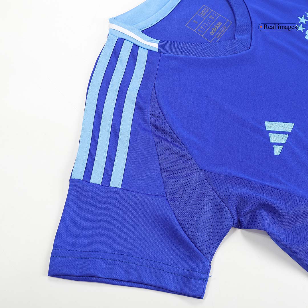 Camiseta de fútbol visitante de Argentina para mujer de la Copa América 2024