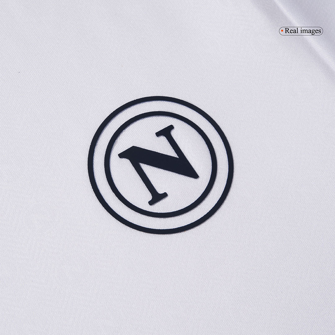 Camiseta de fútbol visitante auténtica del Napoli LUKAKU #11 2024/25