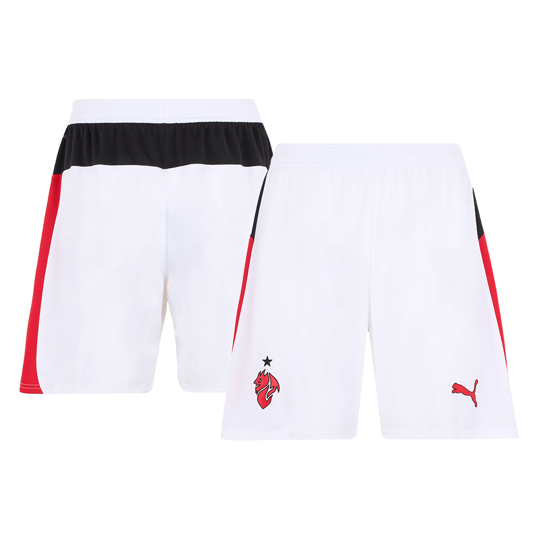 Kit de visitante del AC Milan (Kit, pantalón corto y medias) 2025/26
