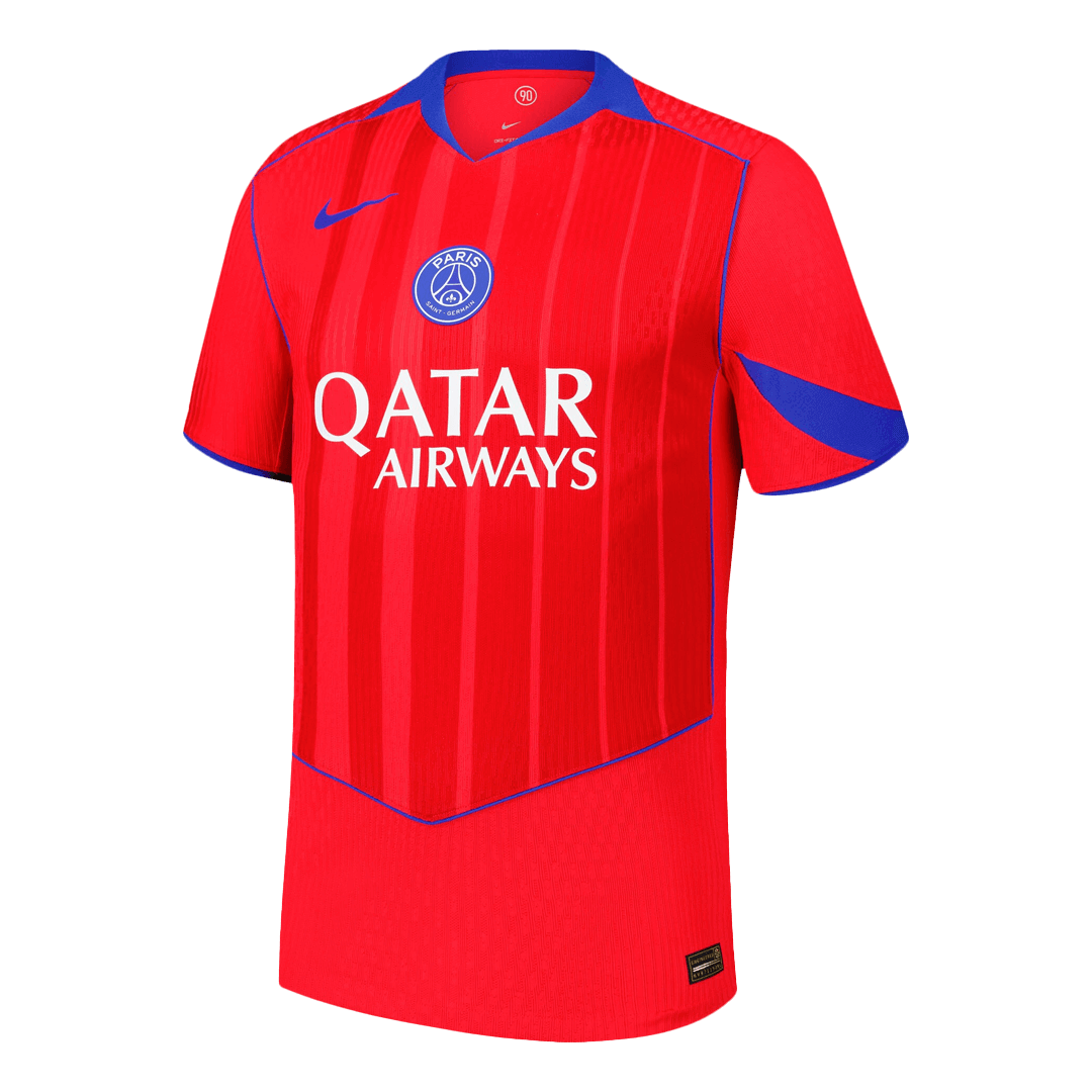 Camiseta de fútbol de visitante auténtica HAKIMI #2 del PSG 2025/26