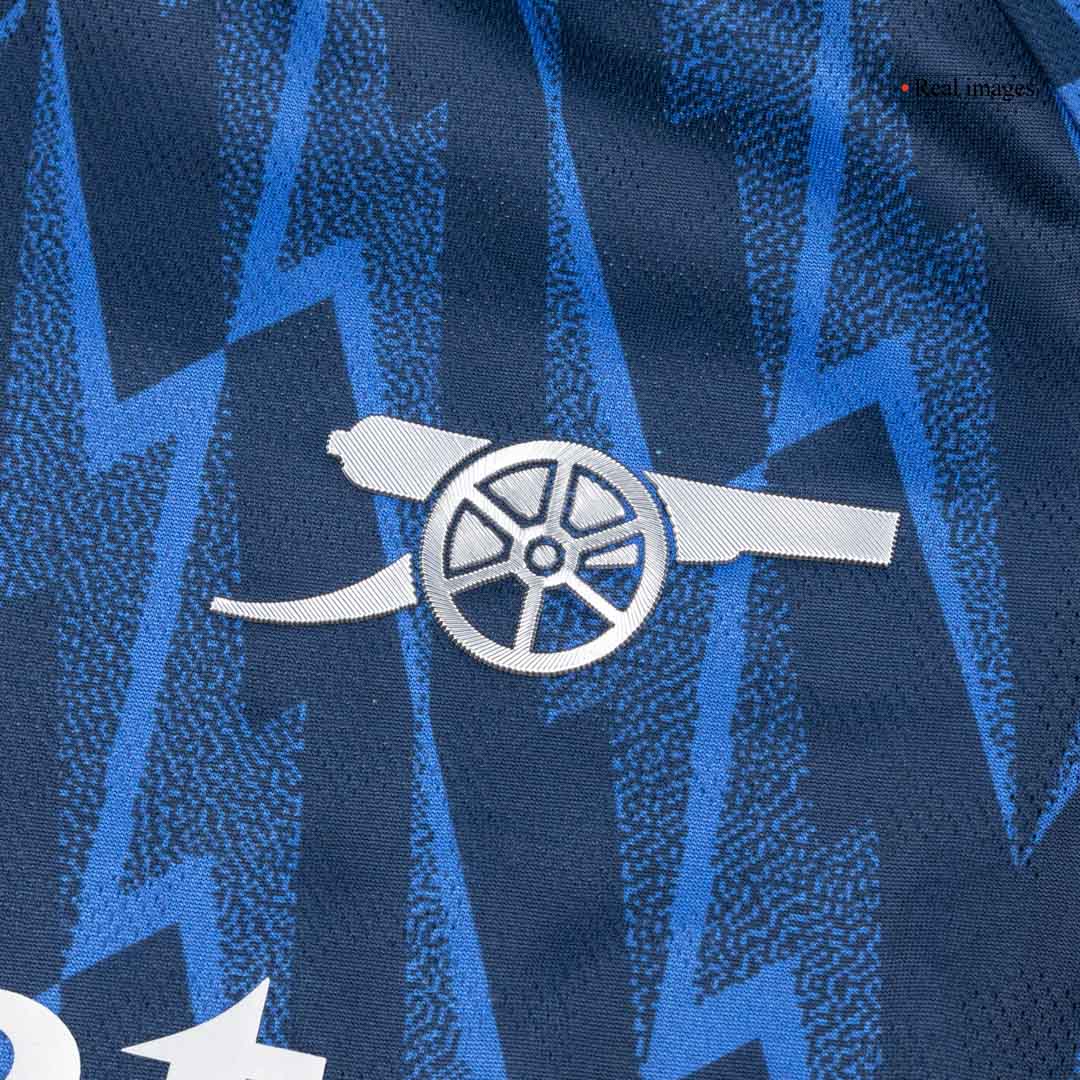 Auténtica camiseta de fútbol SAKA #7 Arsenal segunda 2025/26 azul