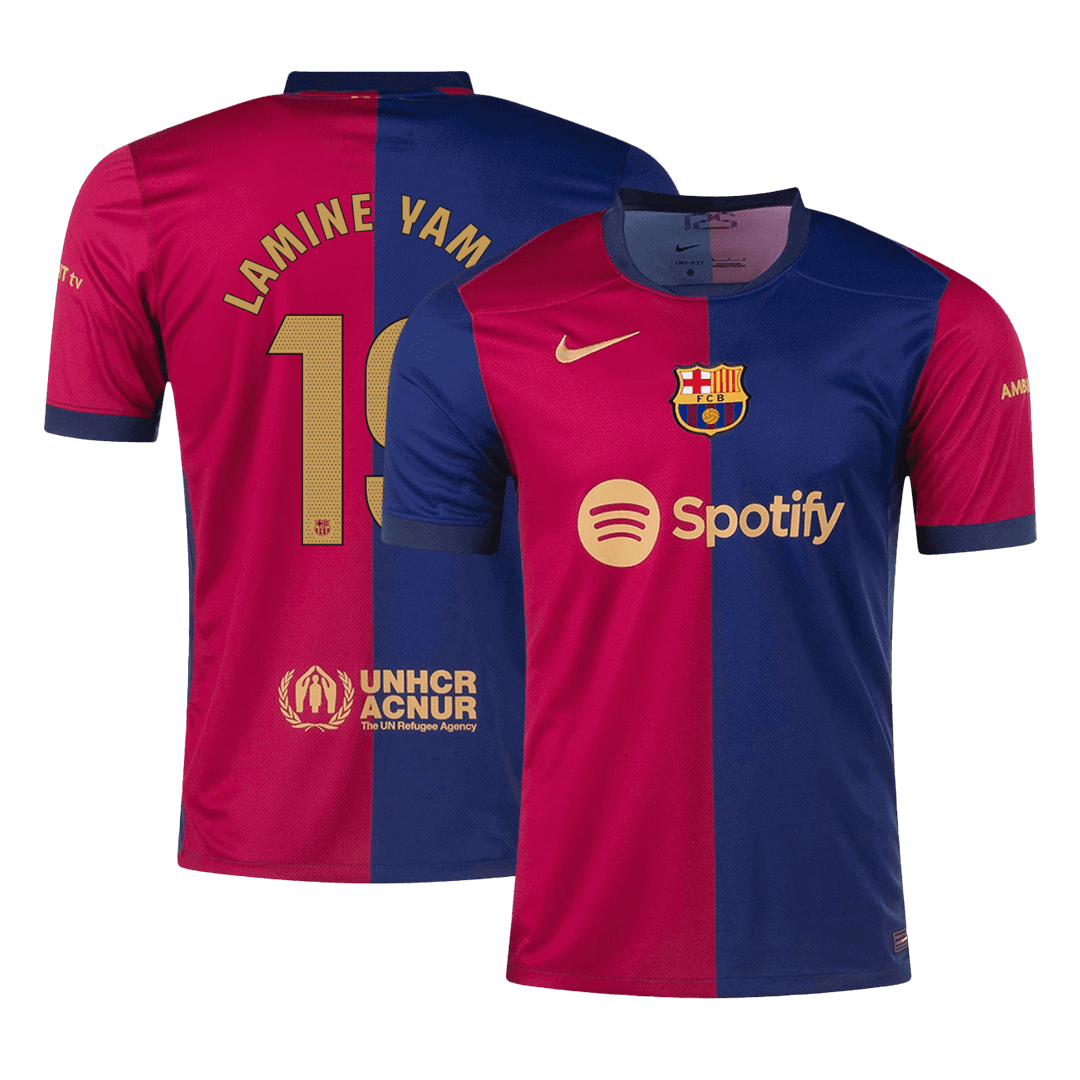 Camiseta LAMINE YAMAL #19 Barcelona Primera Equipación 2024/25