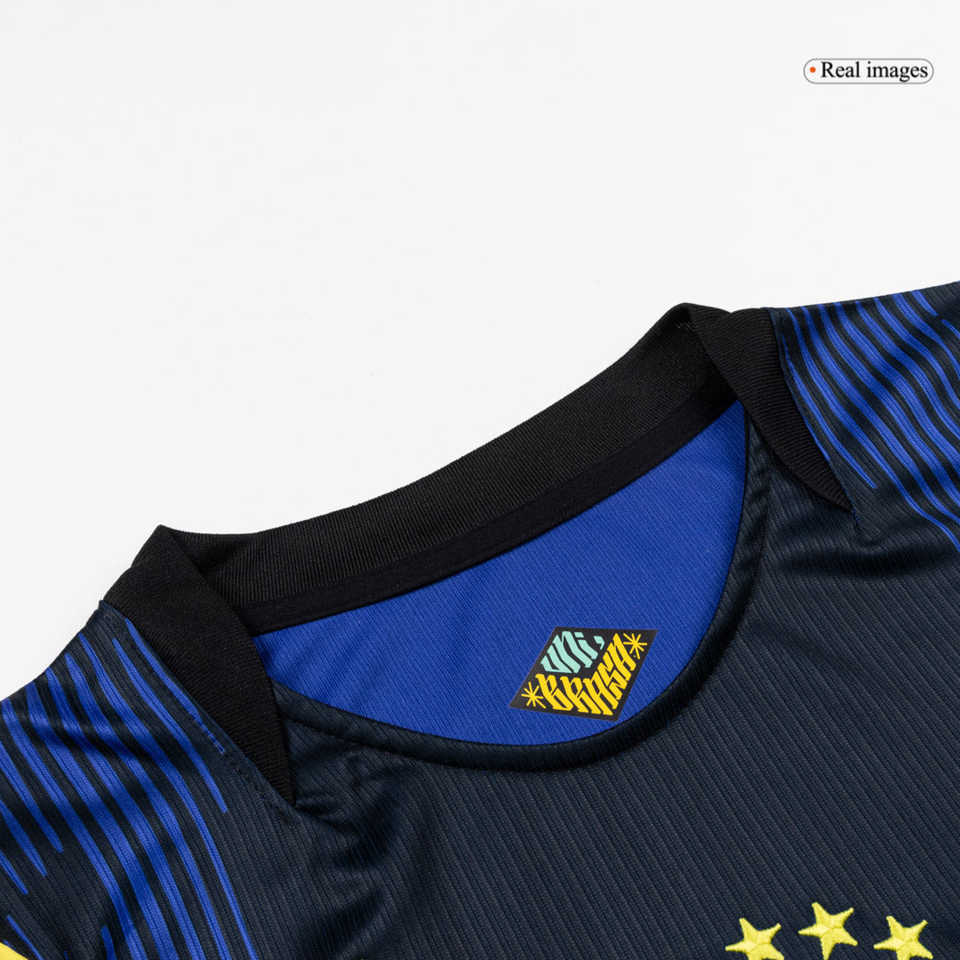 MARQUINHOS #4 Camiseta de visitante de Brasil Copa Mundial 2026 Azul marino