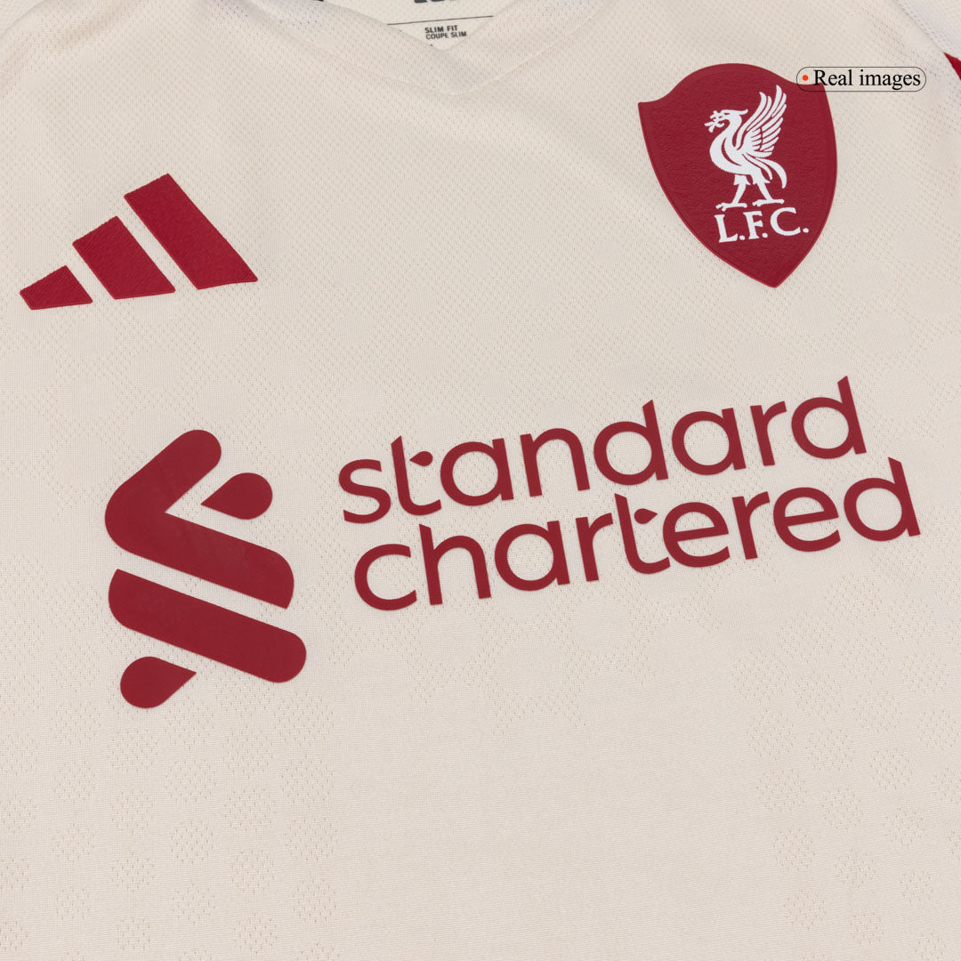 Auténtica camiseta de fútbol SZOBOSZLAI #8 Liverpool visitante 2025/26