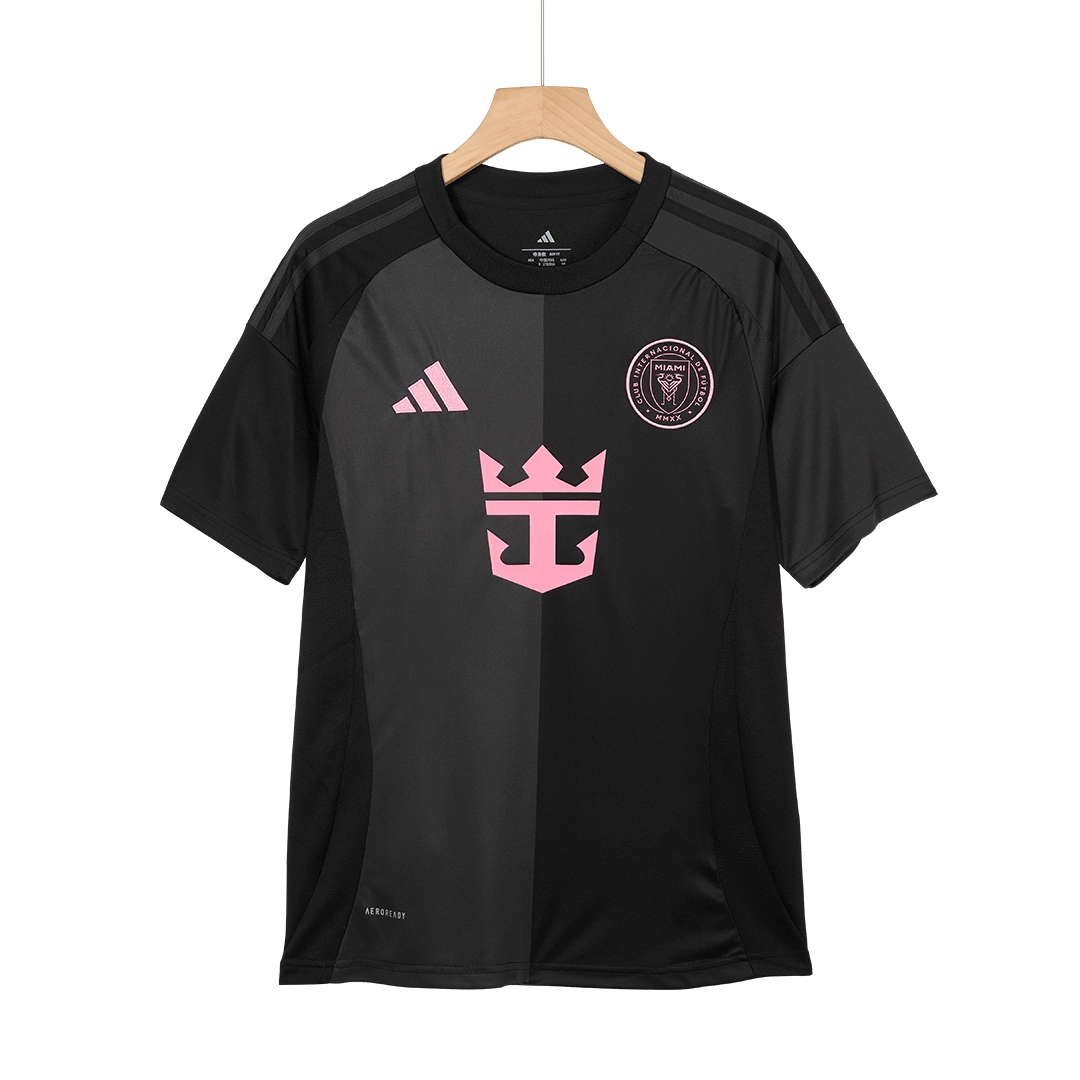 Camiseta de visitante del Inter Miami DE PAUL #7 2025, color negro y gris