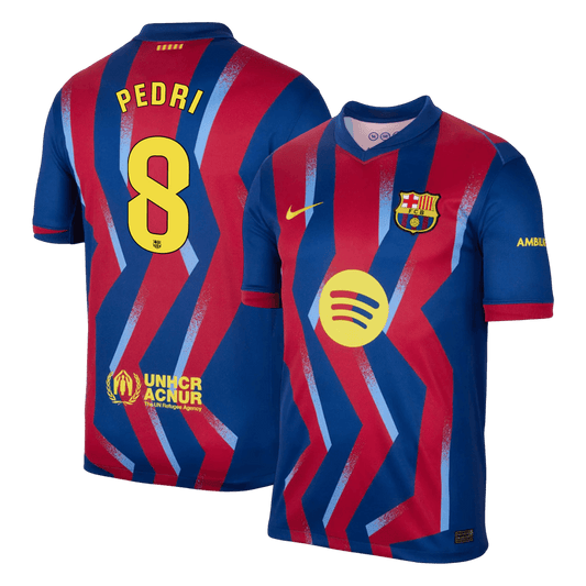 Camiseta de fútbol visitante del Barcelona PEDRI #8 2025/26 (cuarta equipación)
