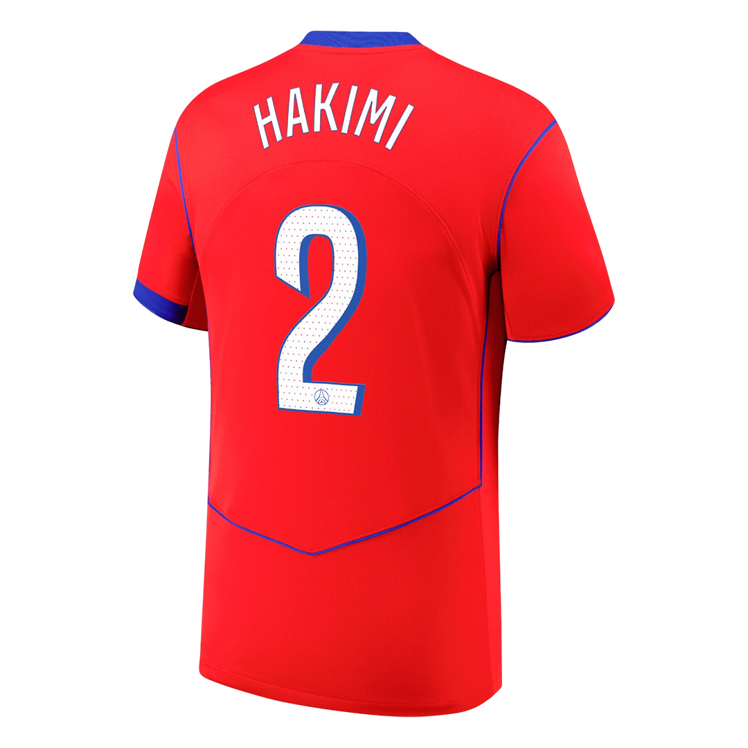 Camiseta de fútbol de visitante HAKIMI #2 del PSG 2025/26