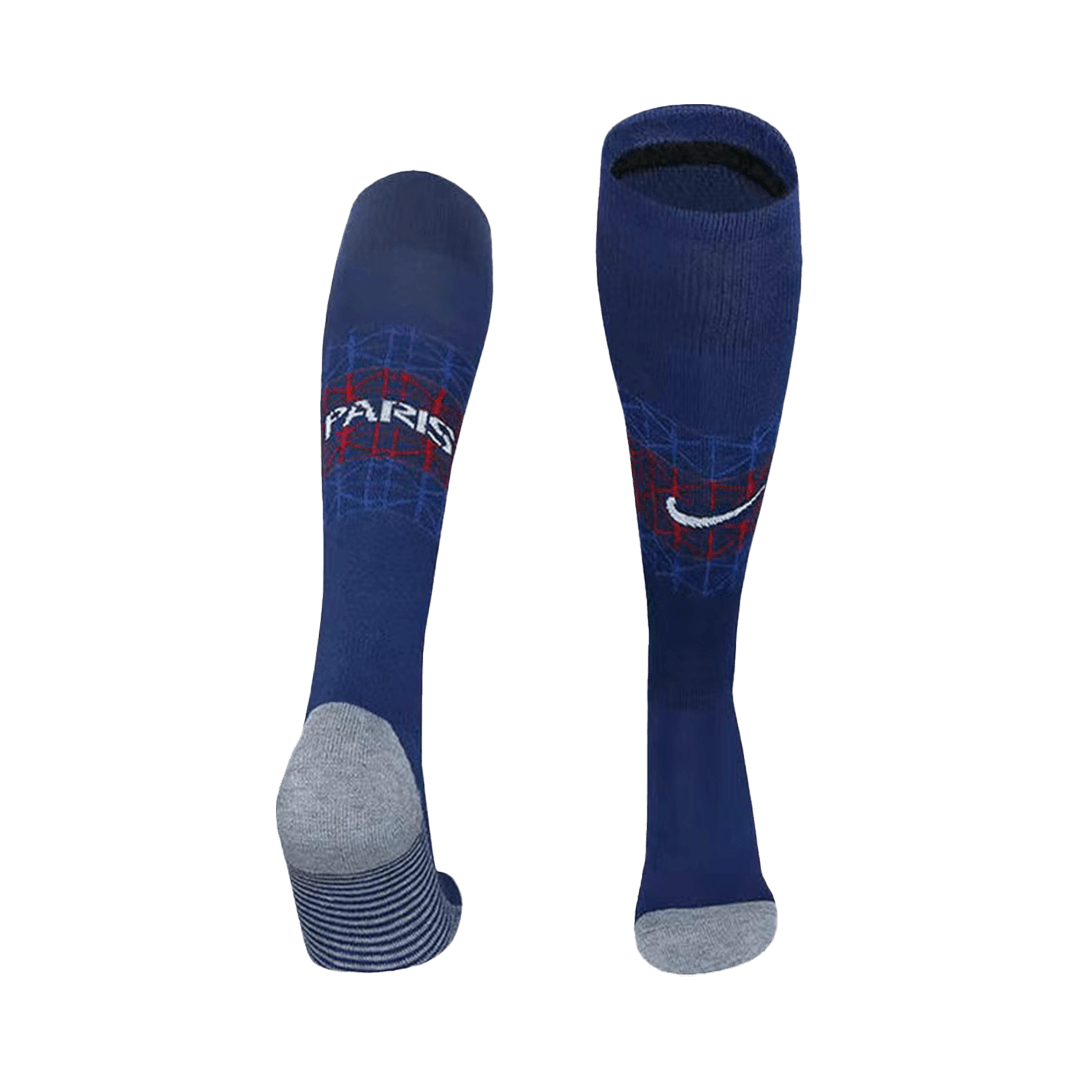 Calcetines azules de local del PSG para niños 25/26