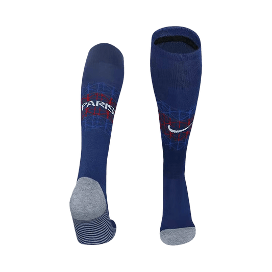 Calcetines azules de local del PSG para niños 25/26